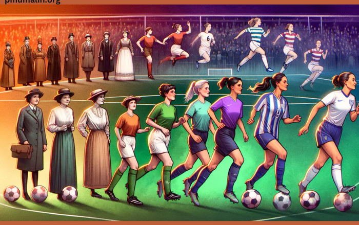 The evolution of female football