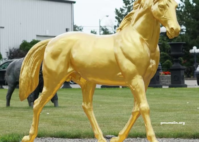 Cheval en OR